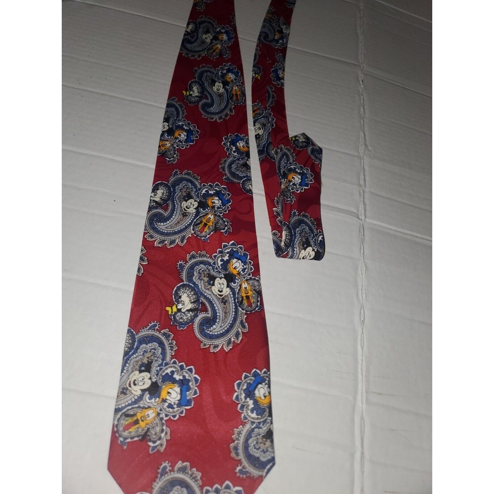 Vintage Mickey Unlimited Necktie  100% Polyester Made In Korea